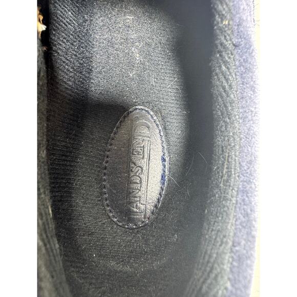 Lands End Women’s Suede Slip On Mules Clog Comfort Shoes Size 6 Blue - Picture 3 of 8